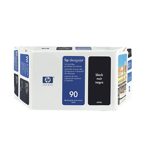 HP 90 Value Pack 400-ml Black DesignJet Ink Cartridge and Printhead